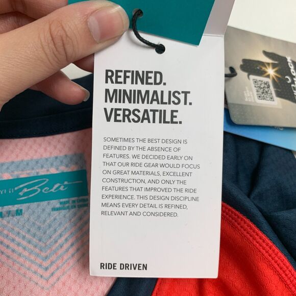 Yeti Beti Jersey Shirt Womens M Medium 3/4 Sleeves Raglan Sunblock Cycling Top - Picture 13 of 16